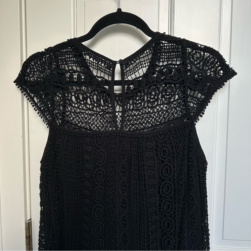 Maeve Black Lace Dress